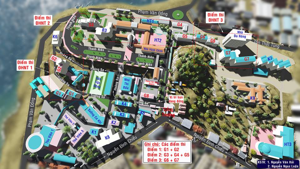 Xem và tìm kiếm Bản đồ trường Đại học Nha Trang Chính xác và sát thực nhất